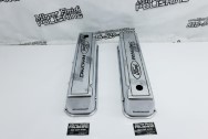 Ford Racing Aluminum Valve Covers AFTER Chrome-Like Metal Polishing and Buffing Services | Restoration Services | Valve Cover Polishing