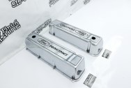 Ford Racing Aluminum Valve Covers AFTER Chrome-Like Metal Polishing and Buffing Services | Restoration Services | Valve Cover Polishing