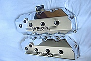 Ray Barton 572 Cubin Inch Engine V8 1990 Dodge Daytona Aluminum Valve Covers AFTER Chrome-Like Metal Polishing and Buffing Services