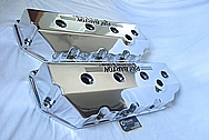 Ray Barton 572 Cubin Inch Engine V8 1990 Dodge Daytona Aluminum Valve Covers AFTER Chrome-Like Metal Polishing and Buffing Services