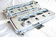 Ford Mustang Cobra 4.6L DOHC Engine Aluminum Valve Covers AFTER Chrome-Like Metal Polishing and Buffing Services