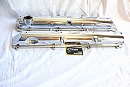 1993-1998 Toyota Supra 2JZ-GTE Aluminum Valve Covers AFTER Chrome-Like Metal Polishing and Buffing Services