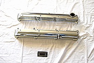 Toyota Supra 2JZ-GTE Turbo Aluminum Valve Covers AFTER Chrome-Like Metal Polishing and Buffing Services