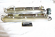 Chevrolet Camaro LS3 Aluminum Valve Covers AFTER Chrome-Like Metal Polishing and Buffing Services