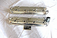 Chevrolet Camaro LS3 Aluminum Valve Covers AFTER Chrome-Like Metal Polishing and Buffing Services