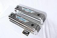 Ford Thunderbird Aluminum Valve Covers AFTER Chrome-Like Metal Polishing and Buffing Services / Restoration Services 