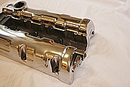 Aluminum Valve Cover AFTER Chrome-Like Metal Polishing and Buffing Services