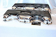 Edelbrock Aluminum Valve Covers AFTER Chrome-Like Metal Polishing and Buffing Services / Restoration Services Plus Custom Painting Services