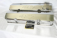 Chevy 427 Aluminum Valve Covers AFTER Chrome-Like Metal Polishing and Buffing Services / Restoration Services