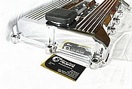 Aluminum 4 Cylinder Valve Covers AFTER Chrome-Like Metal Polishing and Buffing Services / Restoration Services