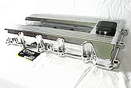 Aluminum 4 Cylinder Valve Covers AFTER Chrome-Like Metal Polishing and Buffing Services / Restoration Services