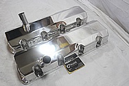 GM Aluminum Valve Covers AFTER Chrome-Like Metal Polishing and Buffing Services / Restoration Services
