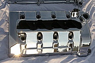 Ford Shelby GT500 Aluminum Valve Covers AFTER Chrome-Like Metal Polishing and Buffing Services