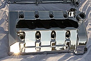 Ford Mustang GT500 Aluminum Valve Covers AFTER Chrome-Like Metal Polishing and Buffing Services