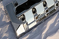 Ford Mustang GT500 Aluminum Valve Covers AFTER Chrome-Like Metal Polishing and Buffing Services