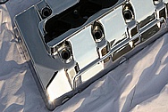 Ford Shelby GT500 Aluminum Valve Covers AFTER Chrome-Like Metal Polishing and Buffing Services