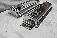 Aluminum V8 Valve Covers AFTER Chrome-Like Metal Polishing and Buffing Services / Restoration Services / Painting Services 