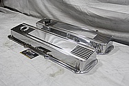 Aluminum V8 Valve Covers AFTER Chrome-Like Metal Polishing and Buffing Services / Restoration Services / Painting Services 