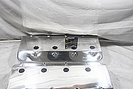 Moroso Hemi 815 Cubic Inch Engine V8 Valve Covers AFTER Chrome-Like Metal Polishing and Buffing Services / Restoration Services / Painting Services