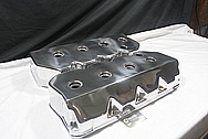 Rough Cast V8 Valve Covers AFTER Chrome-Like Metal Polishing and Buffing Services / Restoration Services / Painting Services