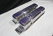 Mopar Performance Aluminum V8 Engine Valve Covers AFTER Chrome-Like Metal Polishing and Buffing Services