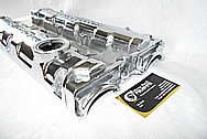 Mitsubishi 3000 GT Aluminum Engine Valve Cover AFTER Chrome-Like Metal Polishing and Buffing Services Plus Custom Painting Services