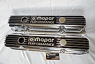 Mopar Performance Aluminum Valve Covers AFTER Chrome-Like Metal Polishing and Buffing Services / Restoration Services