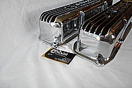 Mopar Performance Aluminum Valve Covers AFTER Chrome-Like Metal Polishing and Buffing Services / Restoration Services