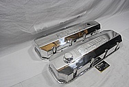 Pilcher Racing Aluminum Valve Covers AFTER Chrome-Like Metal Polishing and Buffing Services / Restoration Services