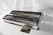 Chevy Corvette Aluminum Engine Valve Covers AFTER Chrome-Like Metal Polishing and Buffing Services / Restoration Services / Custom Painting Services 