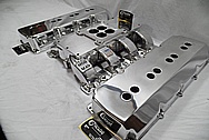 Aluminum Engine Valve Covers AFTER Chrome-Like Metal Polishing and Buffing Services / Restoration Services / Custom Painting Services 