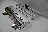 Aluminum Engine Valve Covers AFTER Chrome-Like Metal Polishing and Buffing Services / Restoration Services / Custom Painting Services 