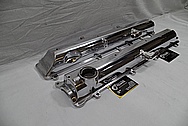Toyota Supra Aluminum I6 Engine Valve Covers AFTER Chrome-Like Metal Polishing and Buffing Services / Restoration Services