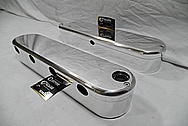 Aluminum V8 Engine Valve Covers AFTER Chrome-Like Metal Polishing and Buffing Services / Restoration Services