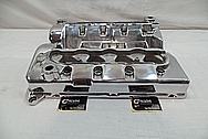 Ford Mustang Cobra Aluminum Valve Covers AFTER Chrome-Like Metal Polishing and Buffing Services / Restoration Services 