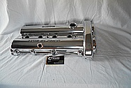 Mazda 16 Valve Aluminum Valve Cover AFTER Chrome-Like Metal Polishing and Buffing Services / Restoration Services