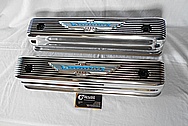 Ford Thunderbird Aluminum Valve Covers AFTER Chrome-Like Metal Polishing and Buffing Services / Restoration Services