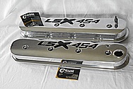 LSX 454 Aluminum Valve Covers AFTER Chrome-Like Metal Polishing and Buffing Services / Restoration Services and Custom Panting Services 