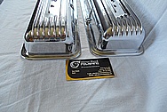 Aluminum Valve Covers AFTER Chrome-Like Metal Polishing and Buffing Services / Restoration Services 