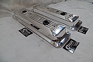 Aluminum Valve Covers AFTER Chrome-Like Metal Polishing and Buffing Services / Restoration Services 