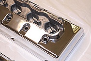 Ford Mustang Cobra V8 Aluminum Valve Covers AFTER Chrome-Like Metal Polishing and Buffing Services