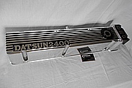 Aluminum Datsun 2400 O.H.C Valve Covers AFTER Chrome-Like Metal Polishing and Buffing Services / Restoration Services 