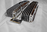 Aluminum Edelbrock Valve Covers AFTER Chrome-Like Metal Polishing and Buffing Services / Restoration Services 