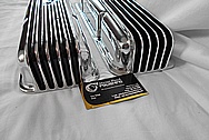 Aluminum Edelbrock Valve Covers AFTER Chrome-Like Metal Polishing and Buffing Services / Restoration Services 