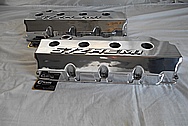 572 Hemi Aluminum Valve Covers AFTER Chrome-Like Metal Polishing and Buffing Services / Restoration Services 