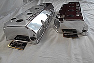 572 Hemi Aluminum Valve Covers AFTER Chrome-Like Metal Polishing and Buffing Services / Restoration Services 