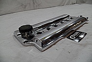 1994 Oldsmobile Cutlass Supreme Aluminum Valve Cover AFTER Chrome-Like Metal Polishing and Buffing Services / Restoration Services