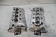 Ford Mustang Cobra DOHC Aluminum Valve Cover AFTER Chrome-Like Metal Polishing and Buffing Services / Restoration Services