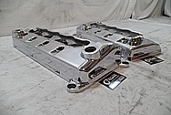 Ford Mustang Cobra DOHC Aluminum Valve Cover AFTER Chrome-Like Metal Polishing and Buffing Services / Restoration Services