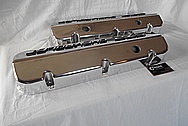 Chevrolet 572 Aluminum Valve Cover AFTER Chrome-Like Metal Polishing and Buffing Services / Restoration Services